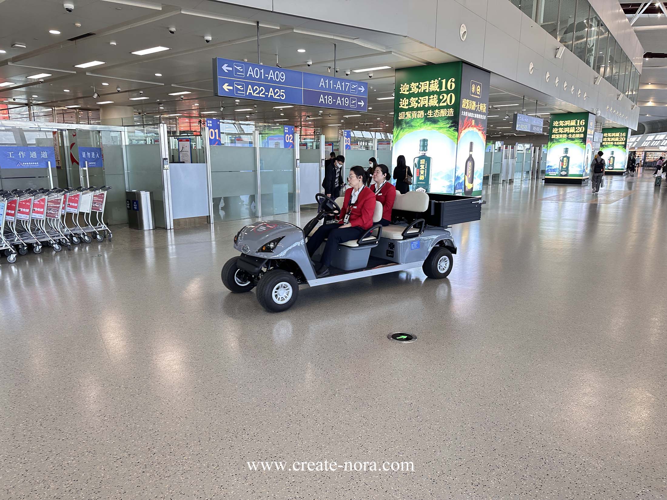 合肥新桥机场T1航站楼诺拉橡胶地板照片10